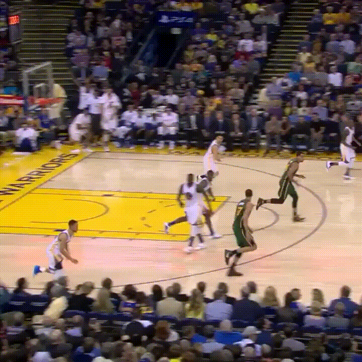 Stephen Curry Half Court Shot GIF