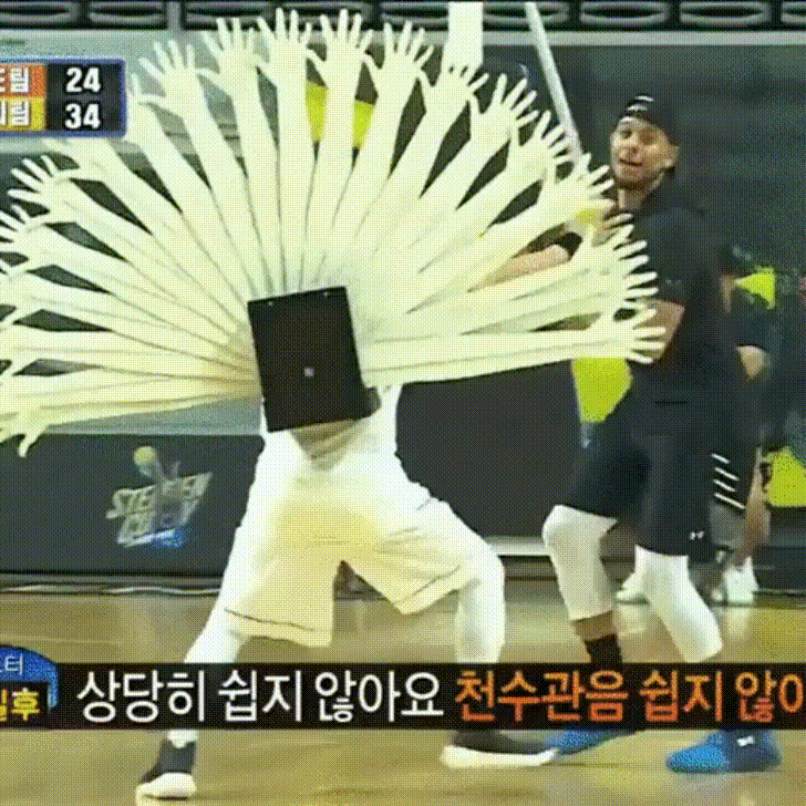 Stephen Curry In Korean Show GIF