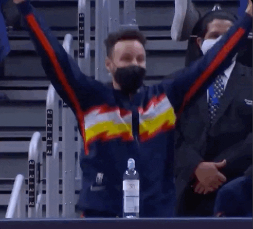 Stephen Curry Pointing GIF