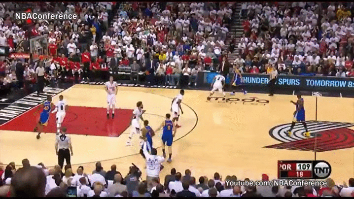 Stephen Curry Stunning Assist GIF