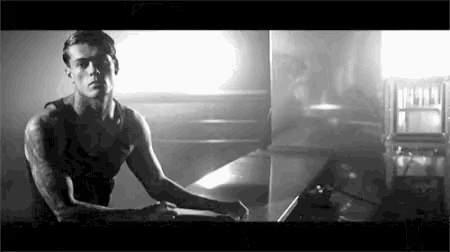 Stephen James And Blondie Girl GIF