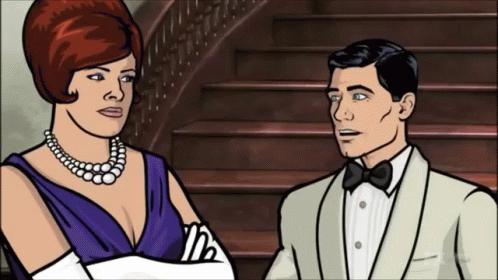Sterling Archer And Cheryl Tunt Special Moment GIF
