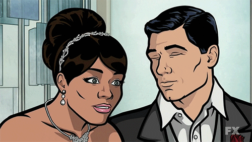 Sterling Archer And Luna GIF