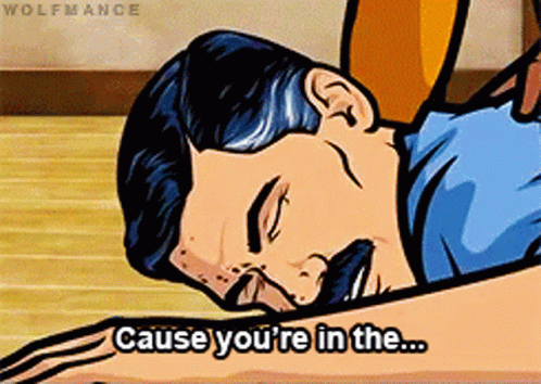 Sterling Archer Held Down GIF
