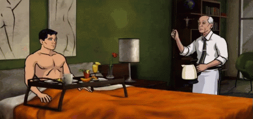 Sterling Archer Lonely Celebration GIF
