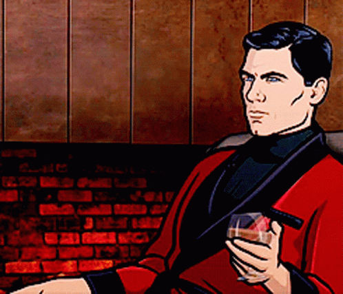 Sterling Archer Relaxing GIF