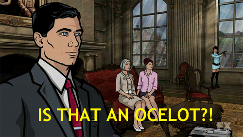 Sterling Archer Wants To See An Ocelot GIF