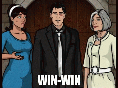 Sterling Archer With Bruises Win Win GIF