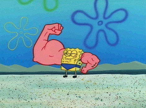 Steroids Buff Spongebob Thank You GIF
