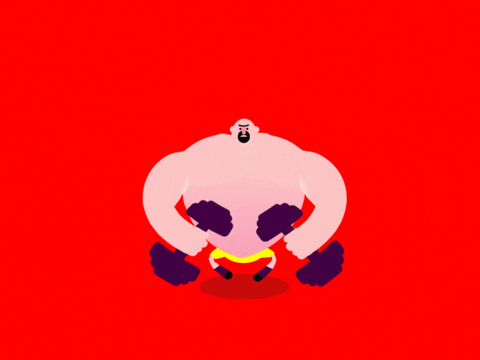 Steroids Funny Cartoon Working Out GIF