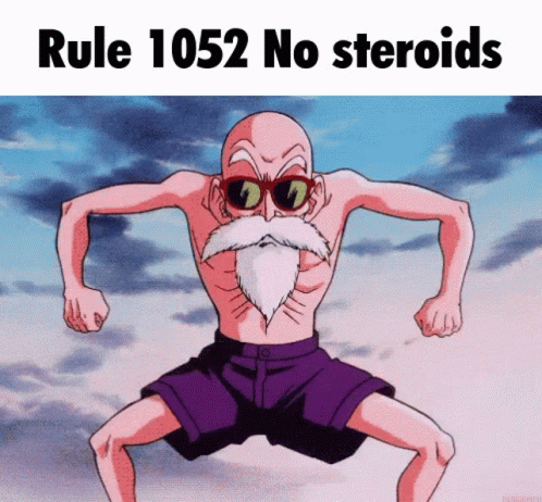 Steroids Master Roshi Dragon Ball Z GIF