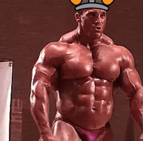 Steroids Muscle Man Popping Chest GIF