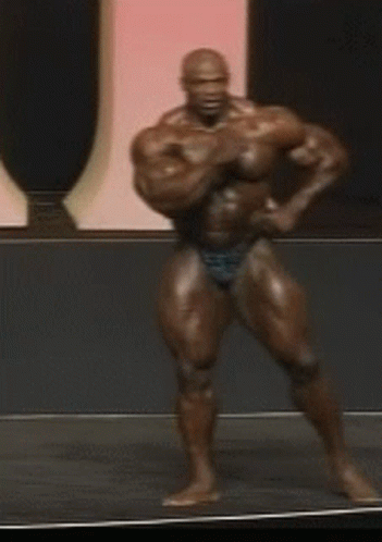Steroids Ronnie Coleman Posedown GIF