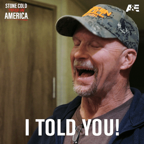 Steve Austin I Told You GIF