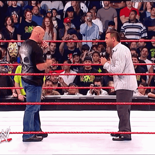 Steve Austin Stone Cold Surprise Stunner GIF