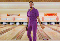 Steve Buscemi Dancing At Bowling Alley GIF