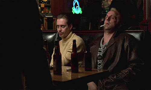 Steve Buscemi Drinking Beer GIF