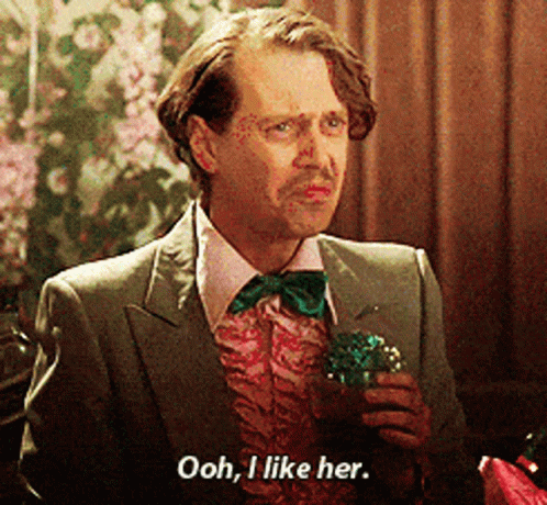 Steve Buscemi Likes Her GIF