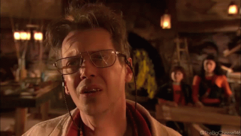 Steve Buscemi Thinking If God Stays In Heaven GIF