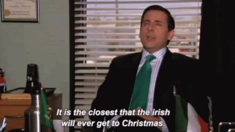 Steve Carell Irish Get To The Christmas GIF