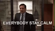 Steve Carell Stay Calm GIF