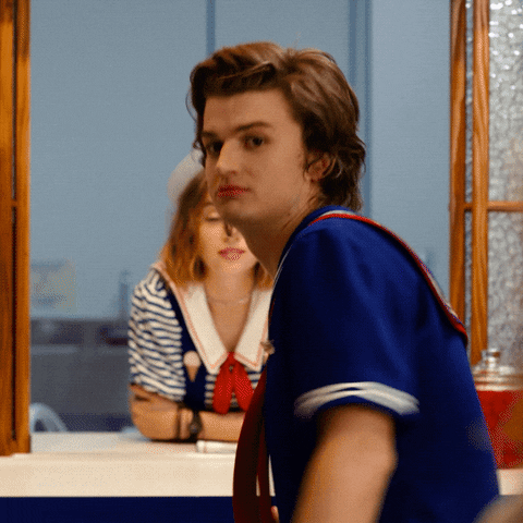 Steve Harrington Ahoy Ladies GIF