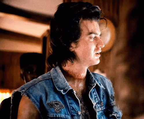 Steve Harrington Glance GIF