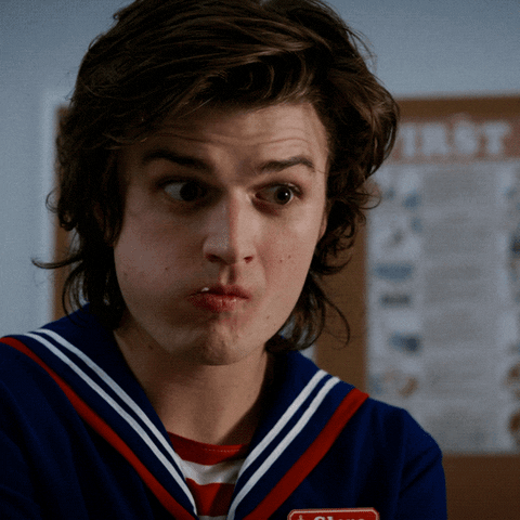Steve Harrington I Don't Know GIF