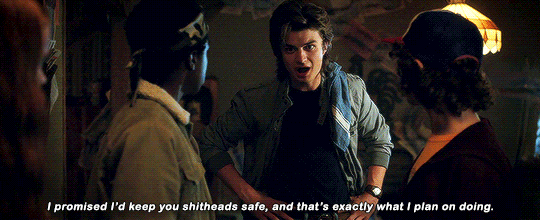 Steve Harrington Keep You Safe GIF