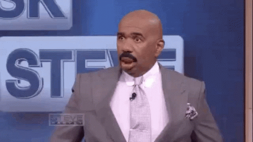Steve Harvey Facial Reactiion GIF
