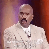 Steve Harvey Unsure Im Sorry You Said What GIF
