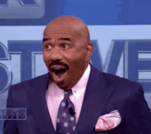 Steve Harvey Wearing Suit And Tie GIF
