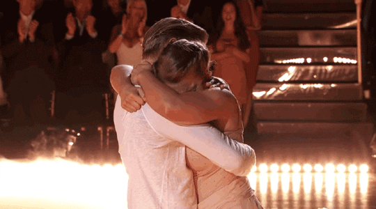 Steve Irwin Daughter Bindi Hugging Dance Partner GIF