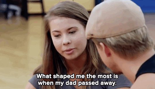 Steve Irwin Daughter Bindi Talking About Her Father GIF