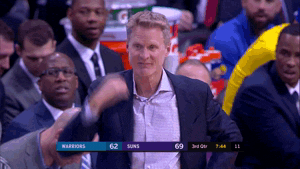 Steve Kerr I Don't Know Hand Gesture GIF