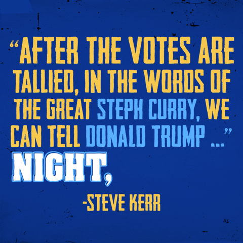 Steve Kerr Quoted Words GIF