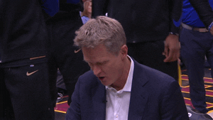 Steve Kerr Seriously Coaching GIF