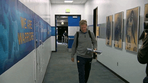 Steve Kerr Walking On Lobby GIF
