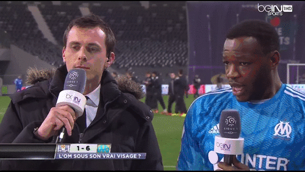Steve Mandanda Water Bottle Sharp Catch GIF