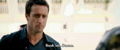 Steve Mc Garett Walking Book It Danno GIF