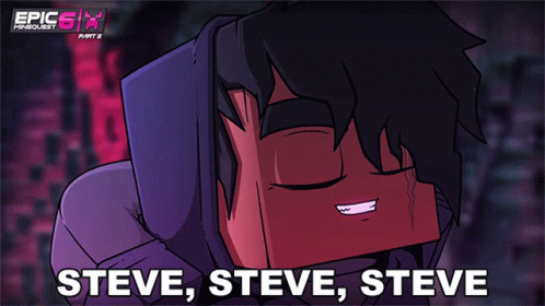 Steve Minecraft Dreaming GIF