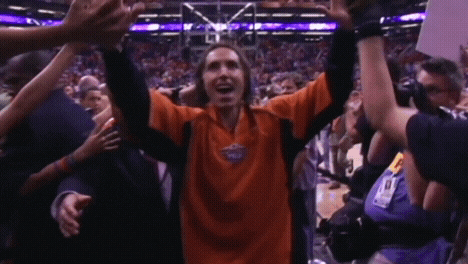 Steve Nash High Five GIF