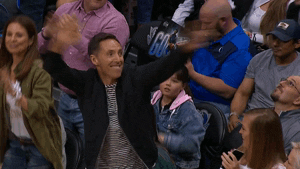 Steve Nash Waving Around GIF