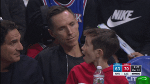 Steve Nash With A Child GIF