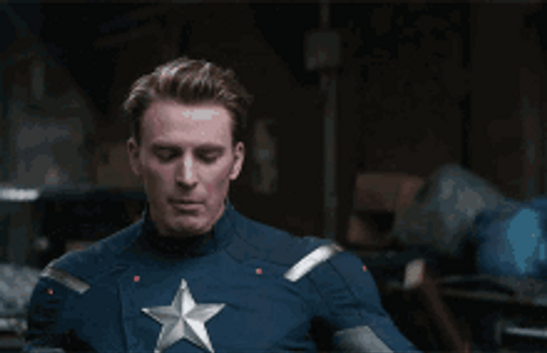 Steve Rogers Captain America Avengers Dance Moves GIF