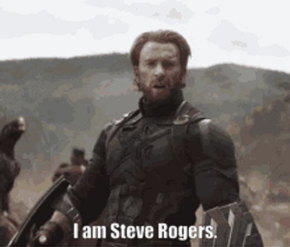 Steve Rogers Captain America Avengers Infinity War GIF