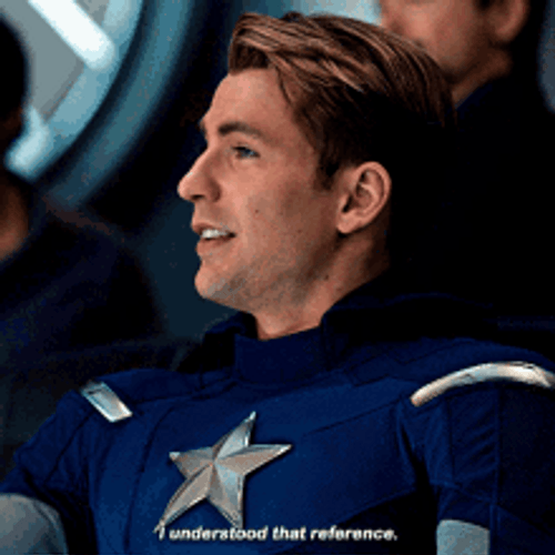 Steve Rogers Captain America Sarcastic Joke Meme GIF