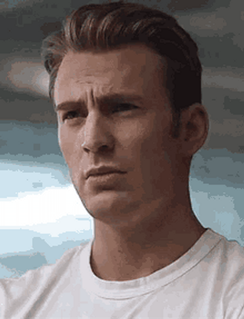 Steve Rogers Chris Evans Avengers Confused Look GIF