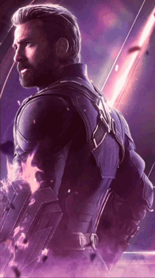 Steve Rogers Chris Evans Captain America Cool Poster GIF