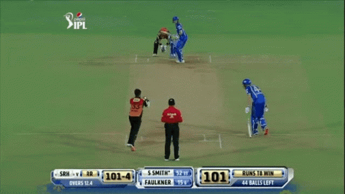 Steve Smith Flying Ball Brabourne Stadium GIF